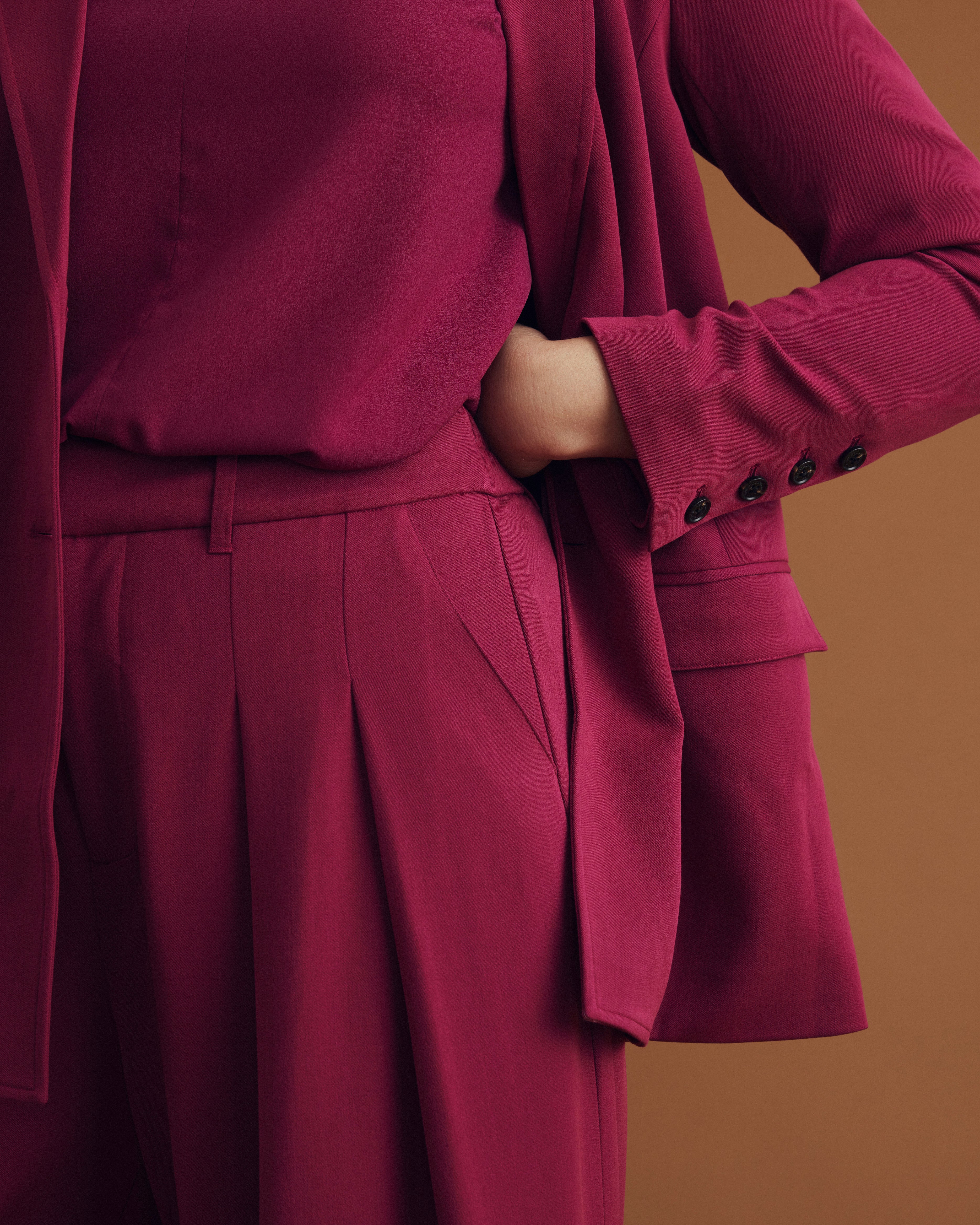 All Day Palais Wide Leg Pants - Goji Berry – Universal Standard