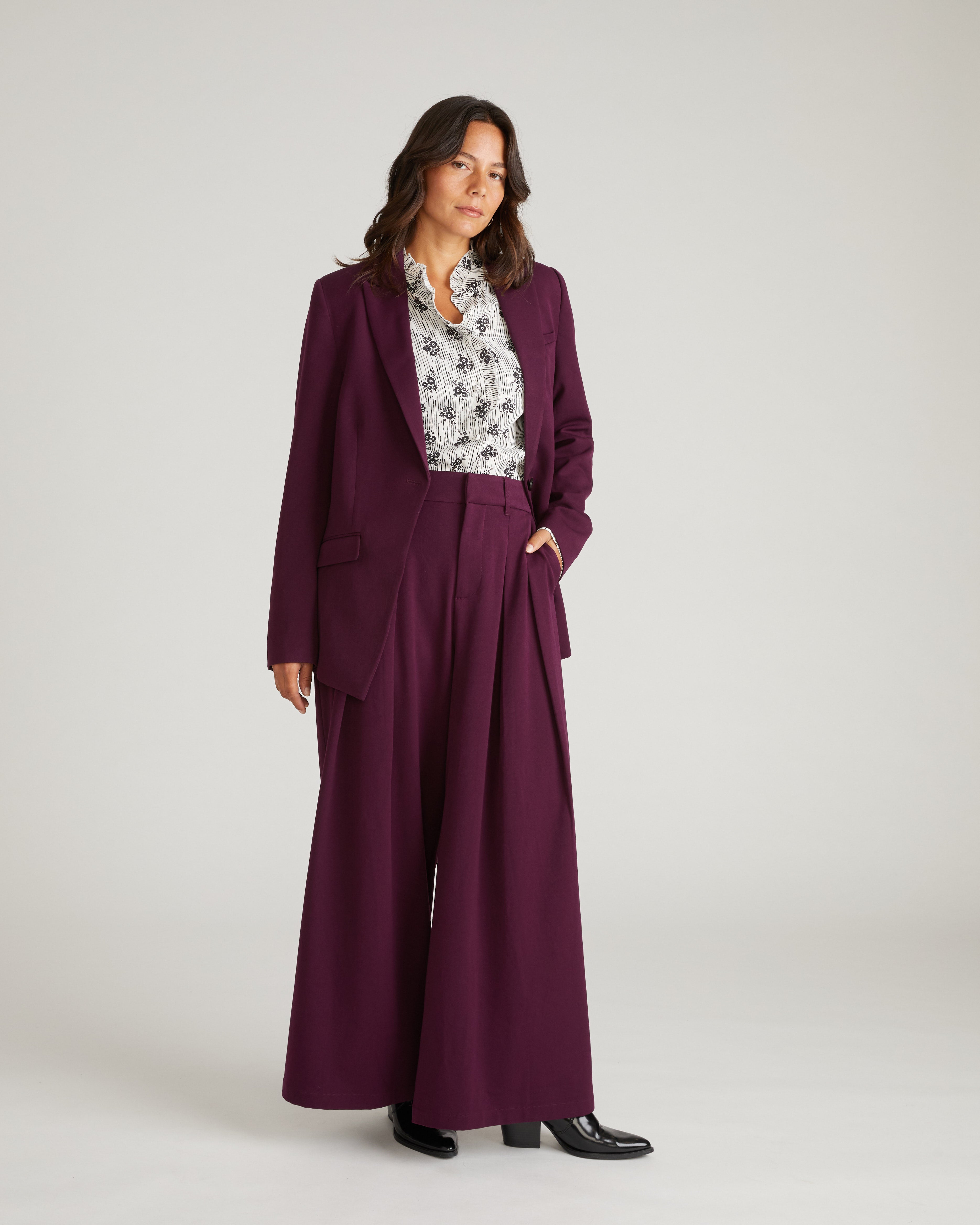All Day Palais Wide Leg Pants - Gamay – Universal Standard