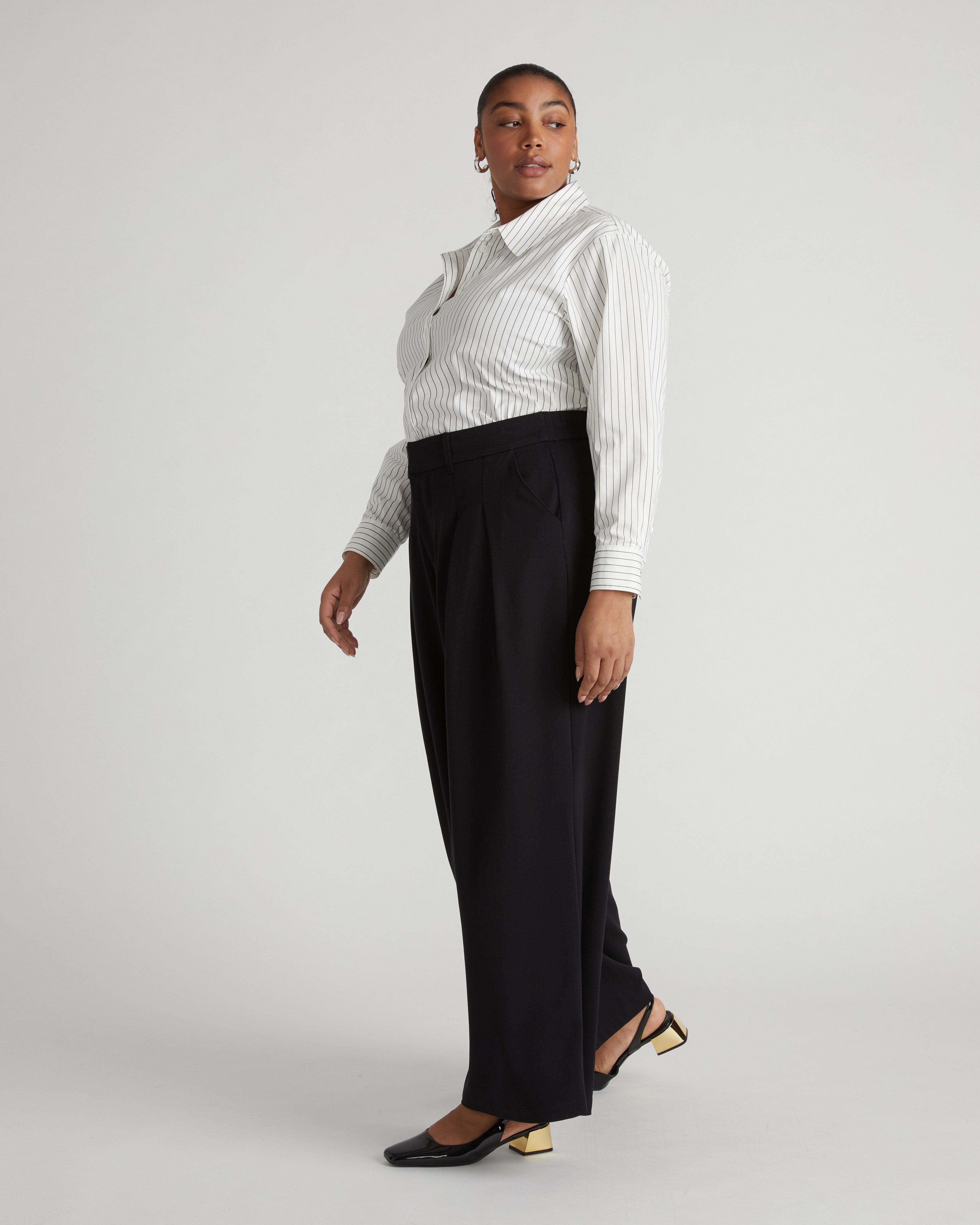 All Day Palais Wide Leg Pants - Black – Universal Standard