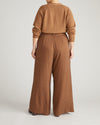 Palais Cooling Cupro Wide Leg Pant - Brown Hacienda Print