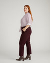 Amaya Ponte Kick Flare Pants - Black Cherry
