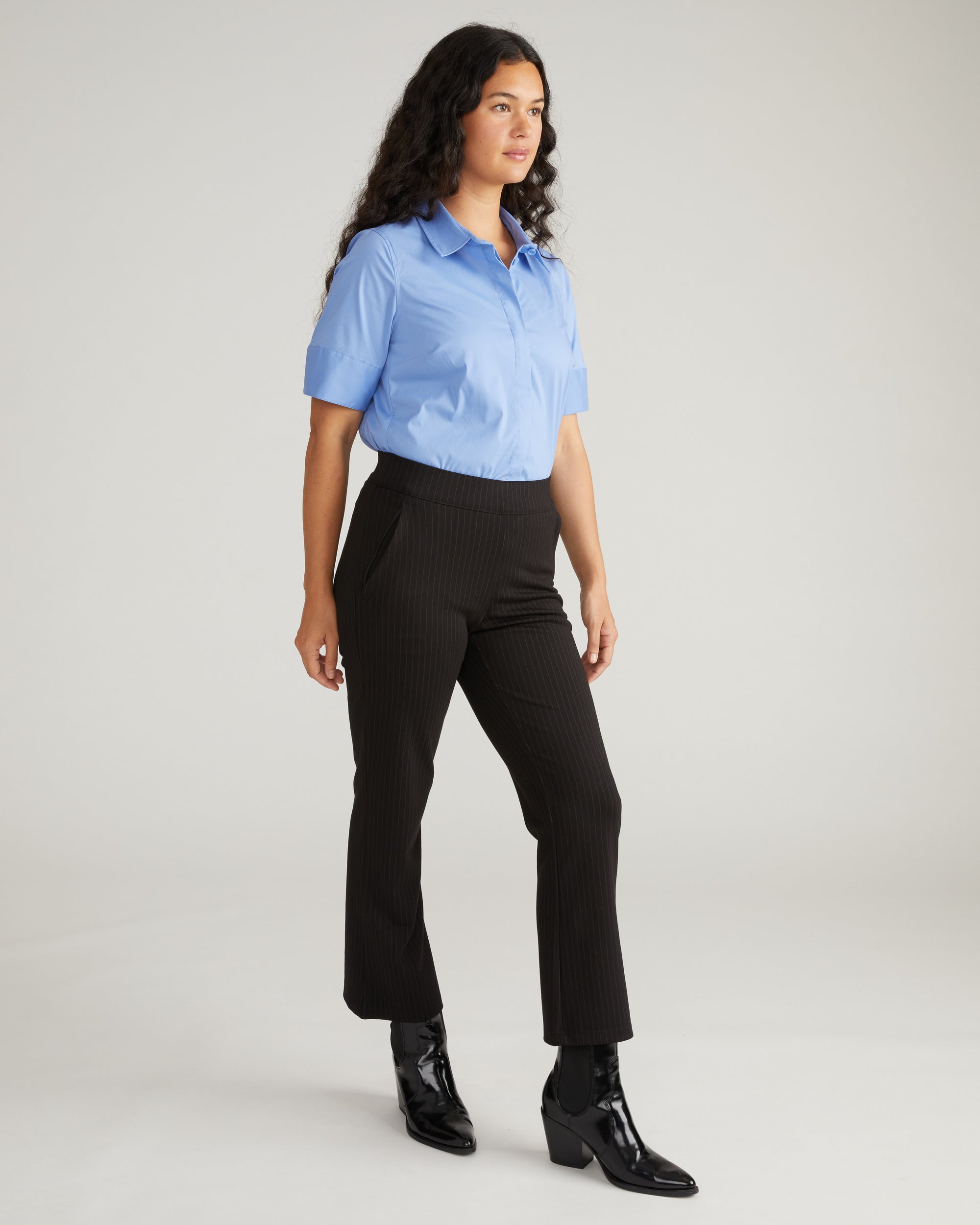 kick flare dress pants The Rib Kick Flare By Donni