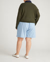 Perfect Tencel Chambray Shorts - Morning Blue | Plus Size & Straight Size Women's Fashion | Universal Standard