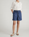 Perfect Tencel Chambray Shorts - Midnight Blue | Plus Size & Straight Size Women's Fashion | Universal Standard