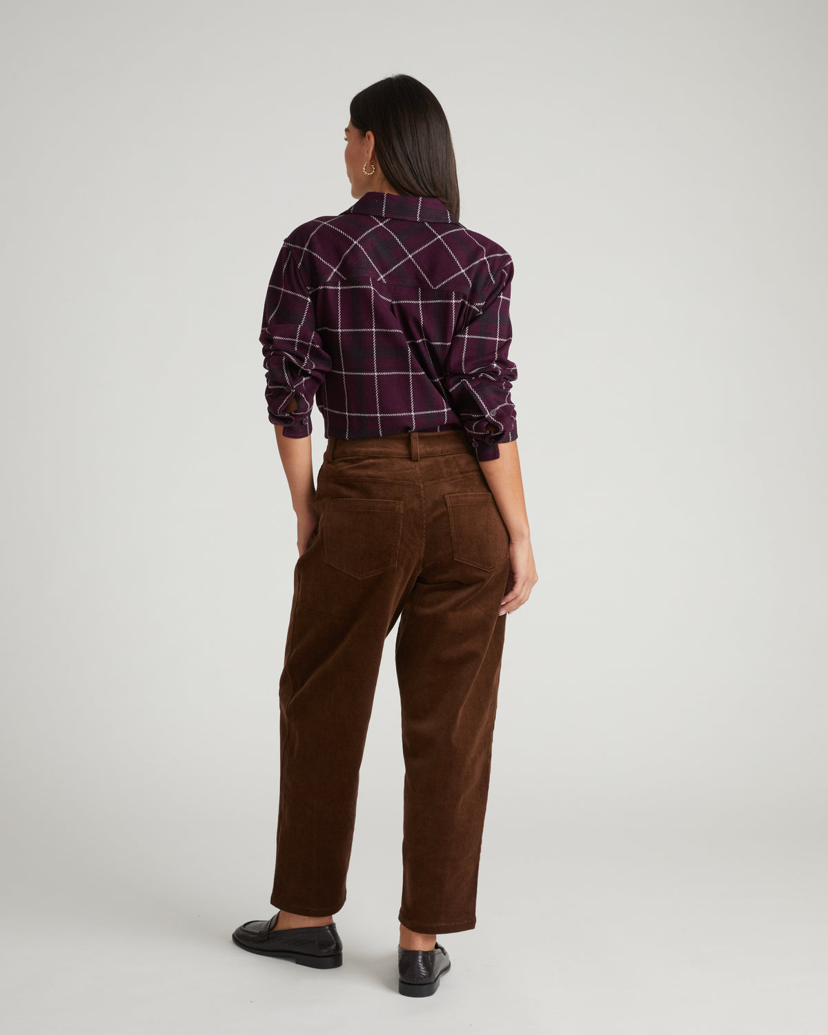 Dakota Twisted Leg Corduroy Pants - Coffee | Plus Size & Straight Size Women's Fashion | Universal Standard