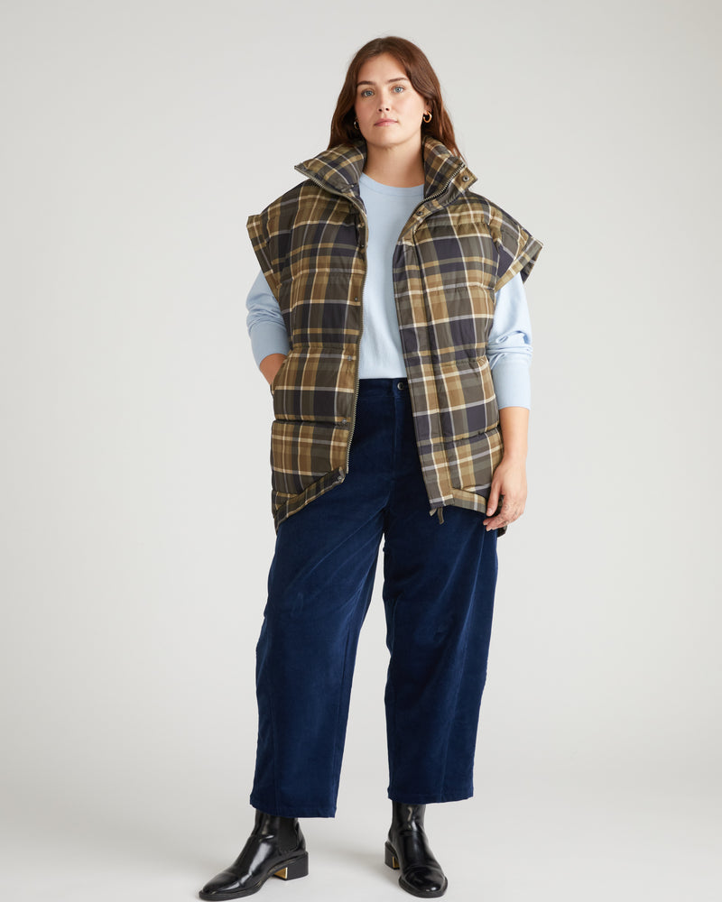 Dakota Twisted Leg Corduroy Pants - Pageant Blue