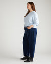 Dakota Twisted Leg Corduroy Pants - Pageant Blue