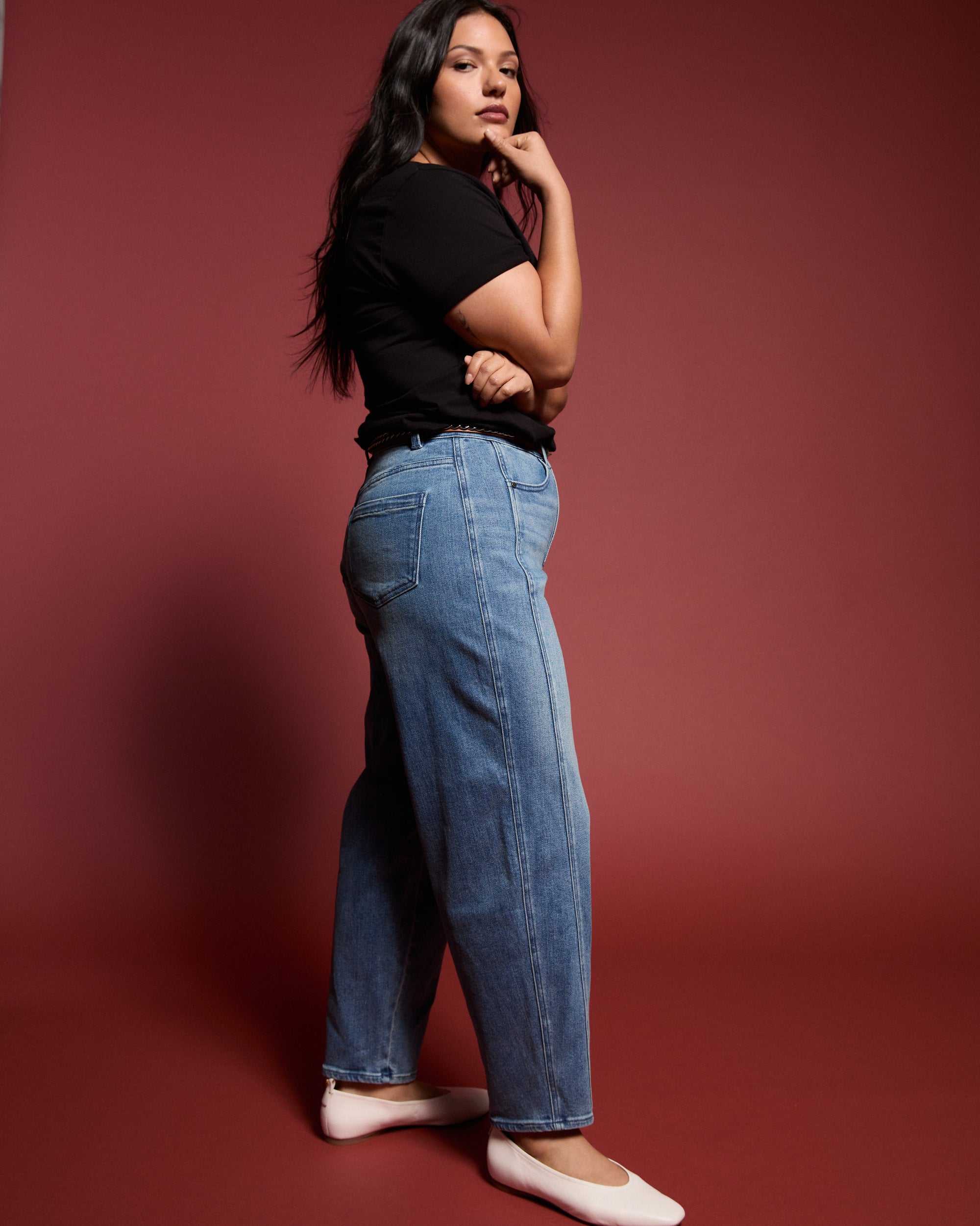 Dakota Twisted Leg Jeans Montana Blue – Universal Standard