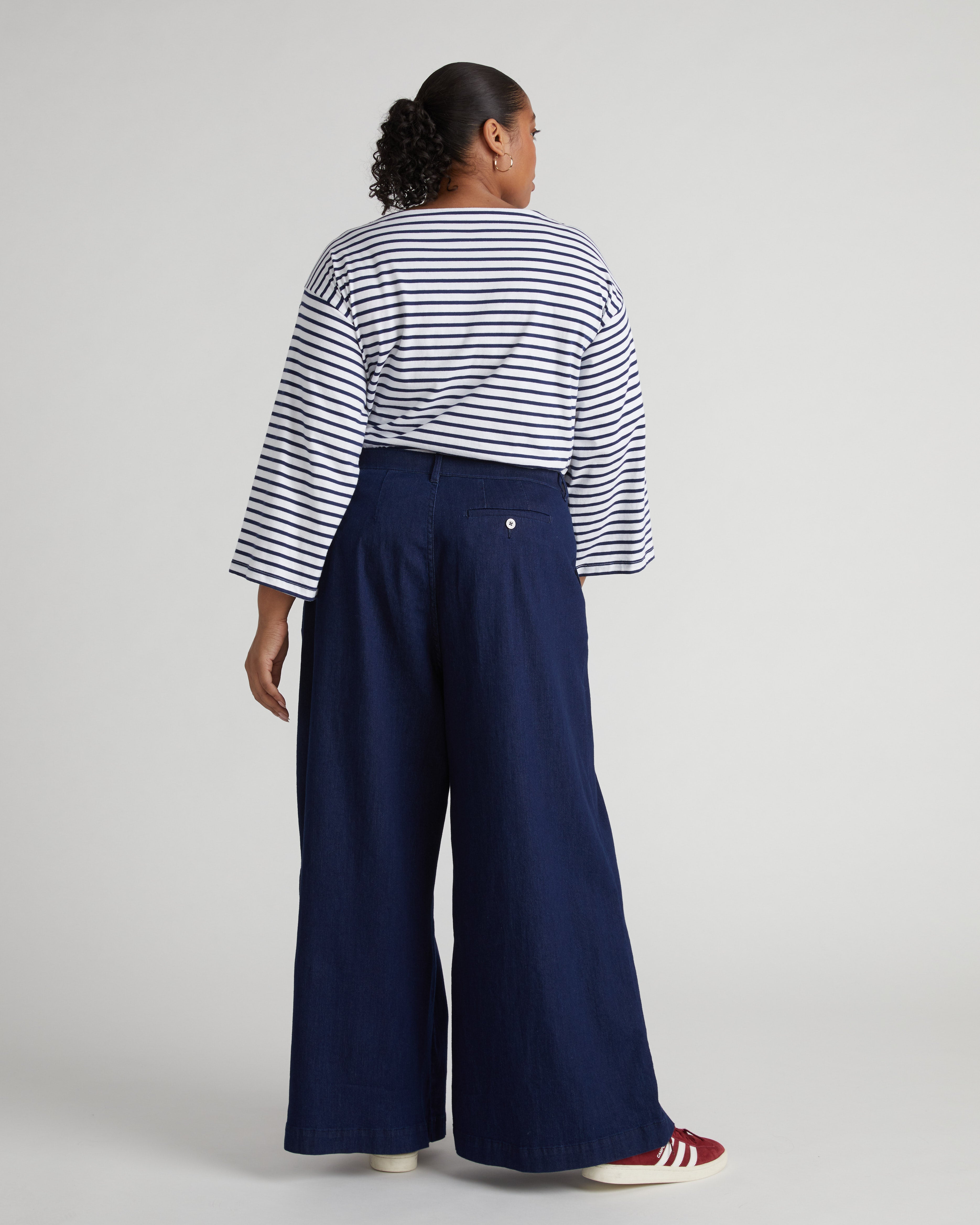 Denim Wide Leg Pant - Dark Indigo (2-4) by Universal Standard