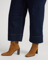 Carol High Rise Cropped Jeans - Dark Indigo