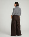 Pam Pintuck Wide Leg Ponte Pants - Espresso