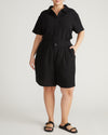 Luxe Cotton Gauze Beach Short - Black | Plus Size & Straight Size Women's Fashion | Universal Standard