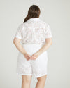 Lulu Cotton Eyelet Shorts - White