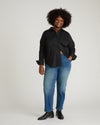 Seine High Rise Straight Leg Jean 29 Inch - Washed Vintage Indigo