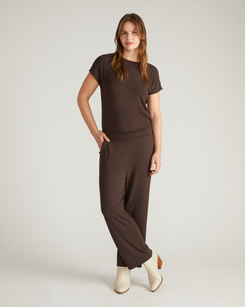 TravelKnit Relaxed Pants - Espresso