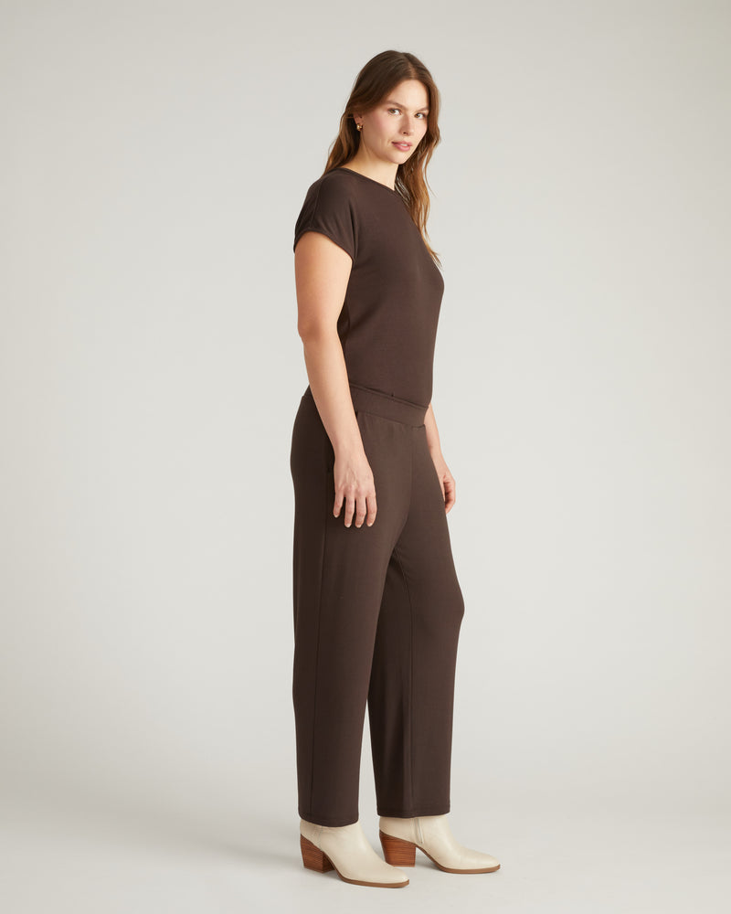 TravelKnit Relaxed Pants - Espresso