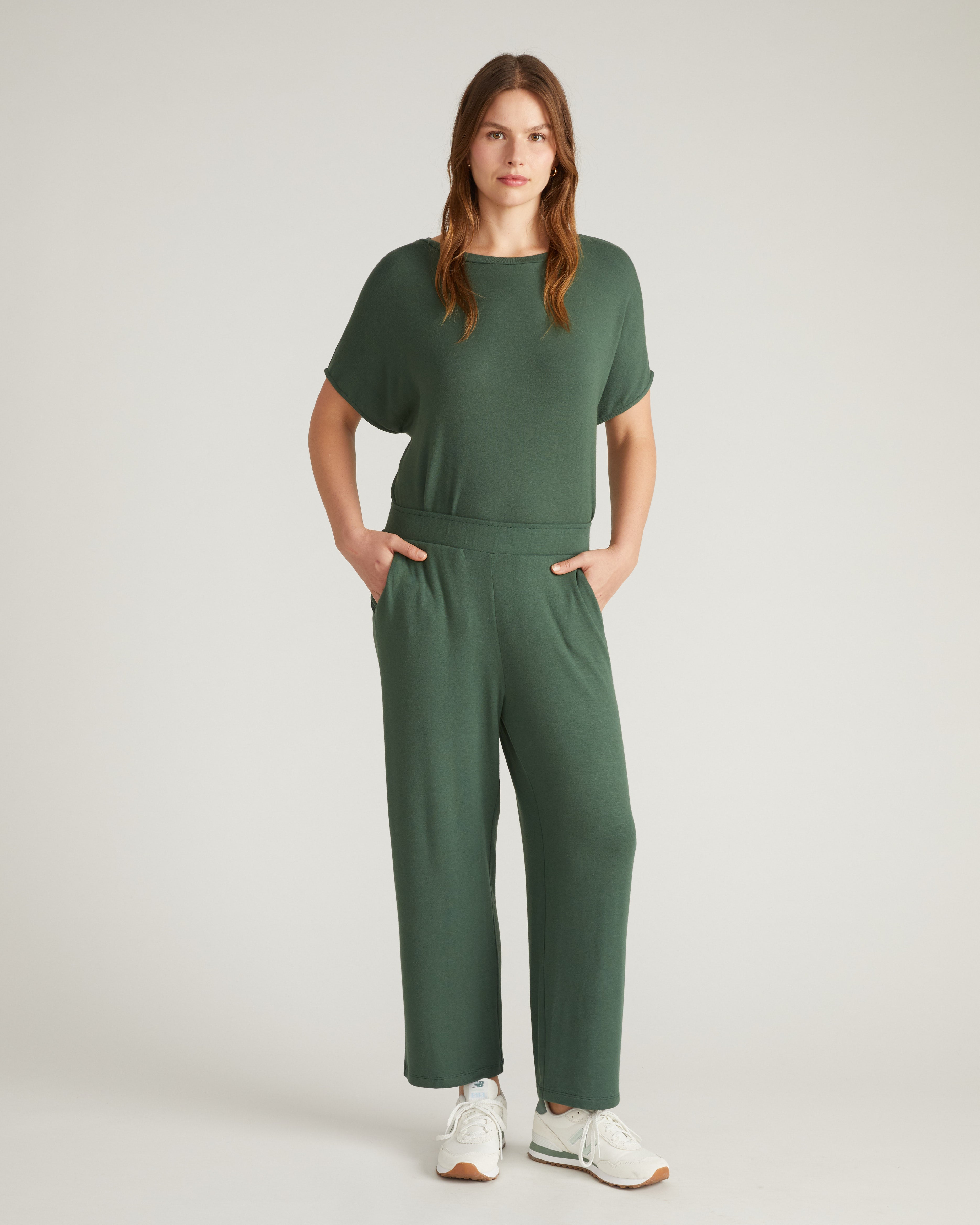 TravelKnit Relaxed Pants - Conifer