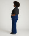 Roxy Relaxed Bootcut Jeans - River Blue Wash