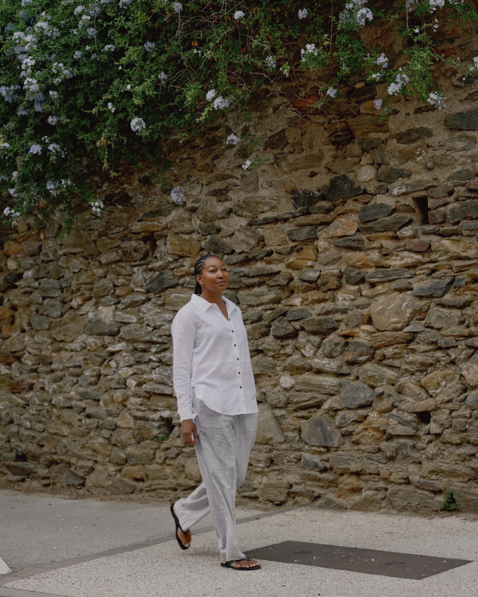 Dawn Linen Blend Hi Low Tunic