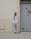 Dawn Linen Blend Hi Low Tunic - White | Plus Size & Straight Size Women's Fashion | Universal Standard