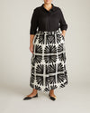 Palazzo Cargo Linen Blend Pant - Ink Bloom Print | Plus Size & Straight Size Women's Fashion | Universal Standard