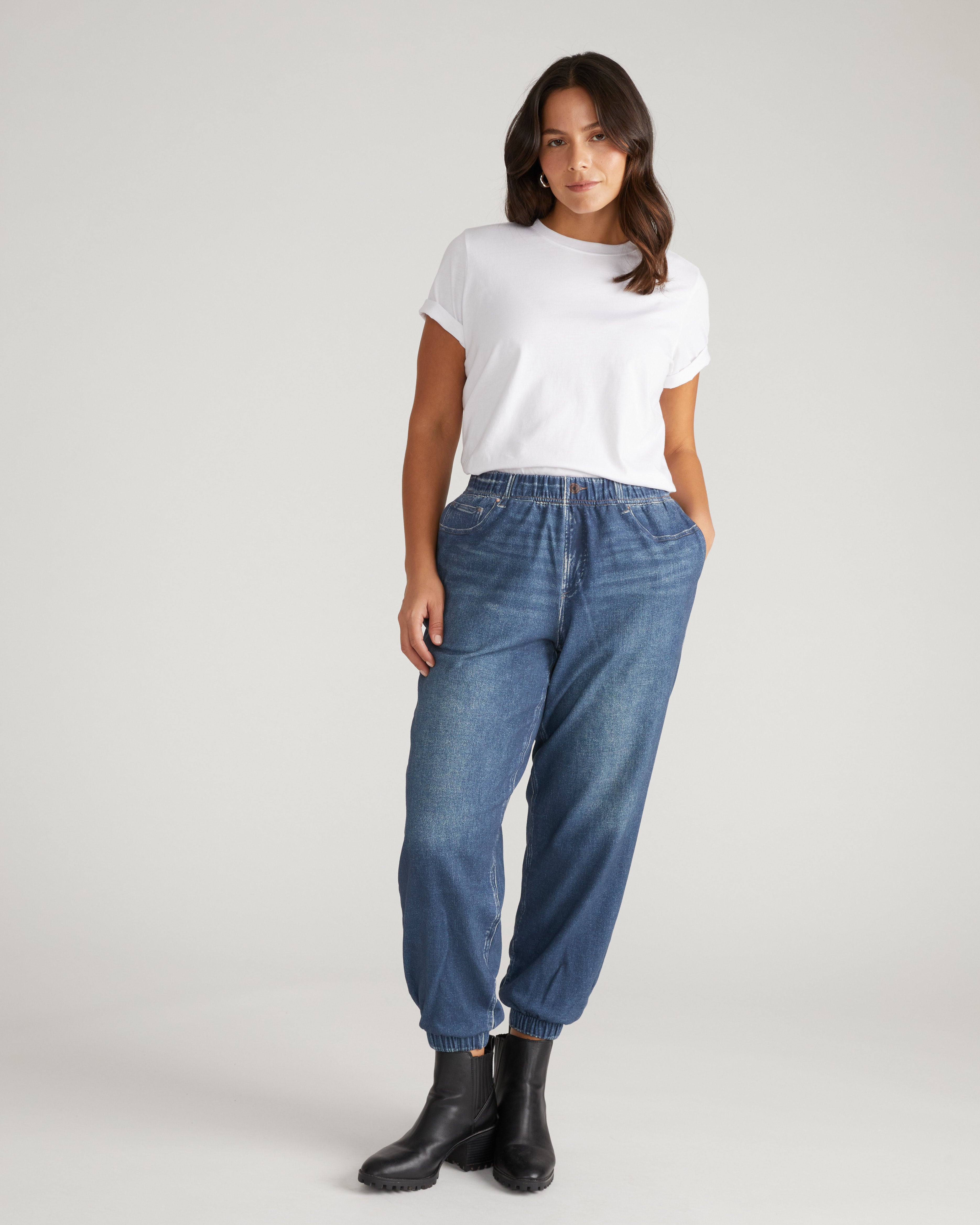 Sweatpant Jogger Jeans - Saddle Blue – Universal Standard