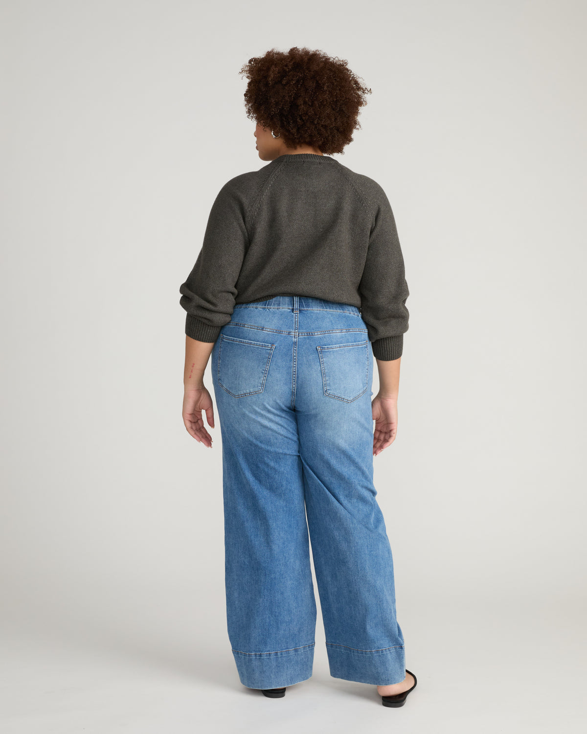 Claudia High Rise Stretch Jeans - Blue Bayou