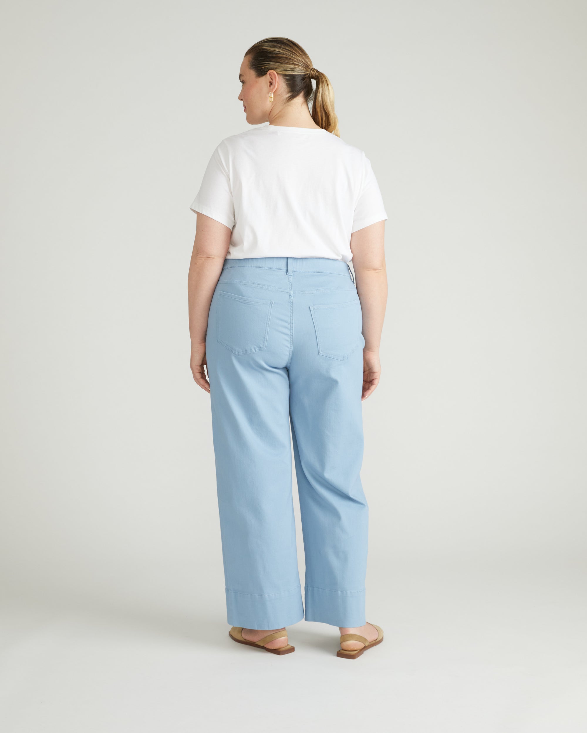 Claudia High Rise Stretch Jeans - Clear Sky