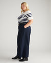 Palais Wide Leg Ponte Pants - Navy