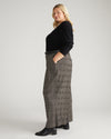 Palais Wide Leg Ponte Pants - British Plaid