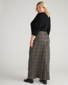 Palais Wide Leg Ponte Pants - British Plaid