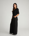 Palais Wide Leg Ponte Pants - Black Tweed | Plus Size & Straight Size Women's Fashion | Universal Standard