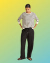 Straight Leg French Terry Sweatpants - Black | Plus Size & Straight Size Women's Fashion | Universal Standard