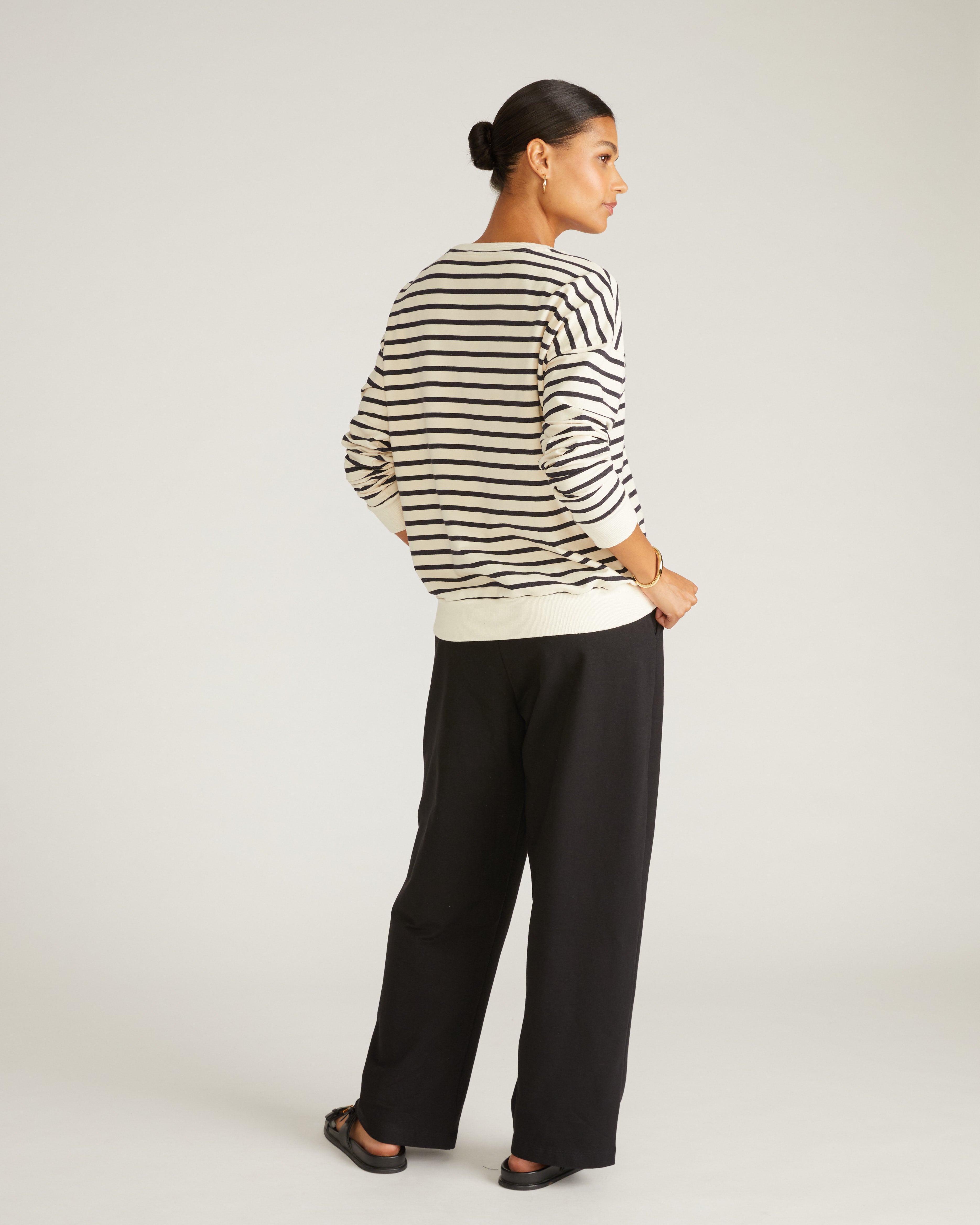 Straight Leg French Terry Sweatpants - Black – Universal Standard