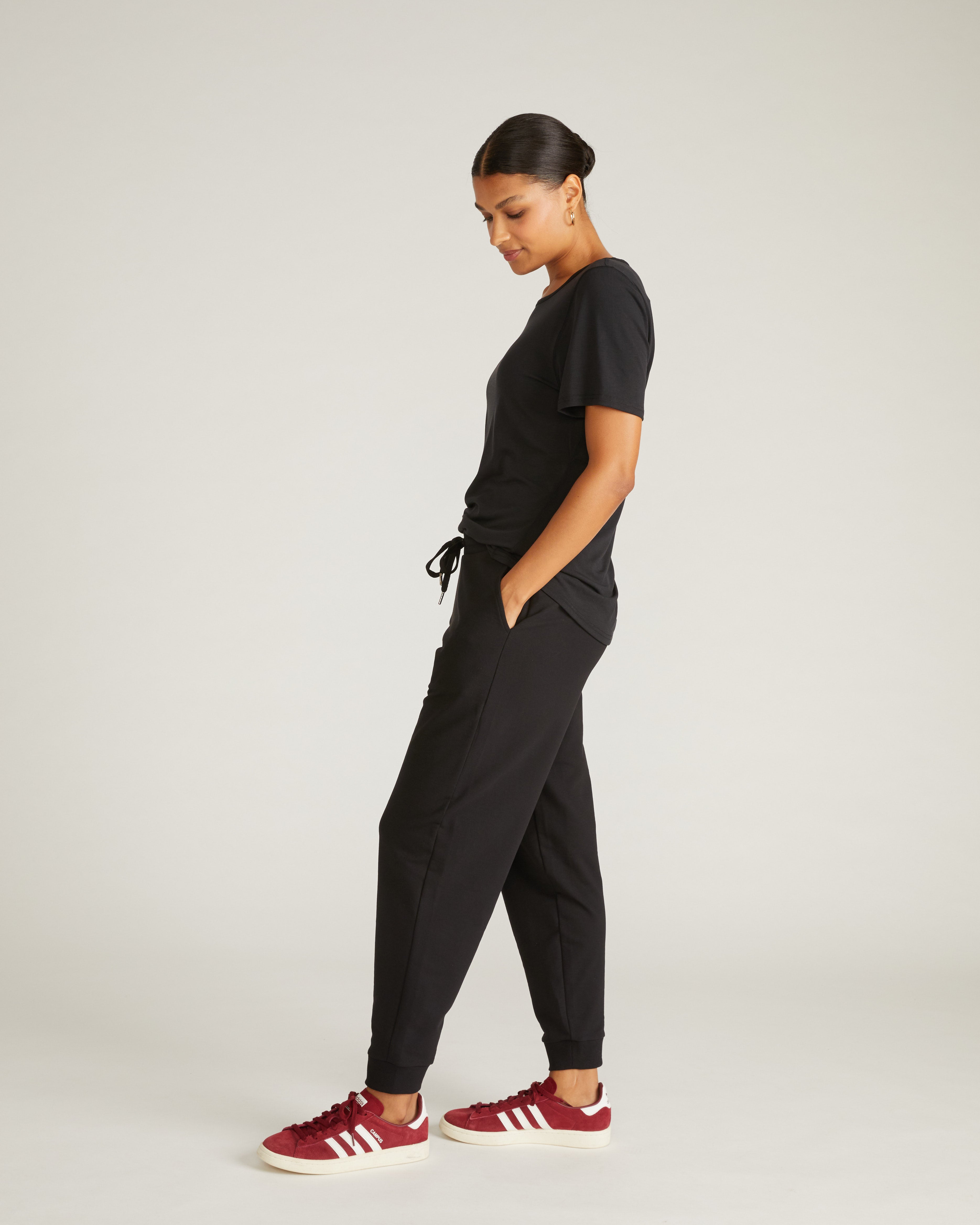 Selma French Terry Jogger - Black – Universal Standard