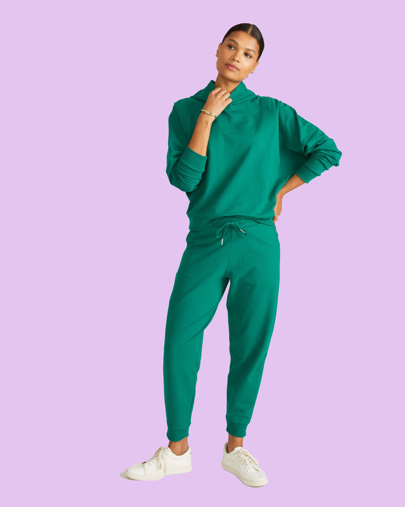 Selma French Terry Jogger - Aventurine