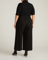 Cropped Wide Leg Ponte Pants - Black | Plus Size & Straight Size Women's Fashion | Universal Standard