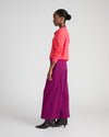 Cropped Wide Leg Ponte Pants - Plum Caspia | Plus Size & Straight Size Women's Fashion | Universal Standard