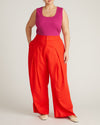 Marley Wide Leg Linen Blend Pants - Shoreline Sunset | Plus Size & Straight Size Women's Fashion | Universal Standard