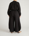 Cosma Barrel Leg Linen Pants - Black | Plus Size & Straight Size Women's Fashion | Universal Standard