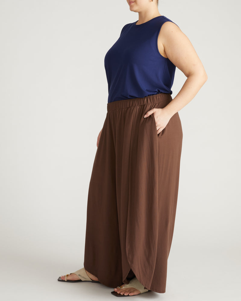Heatwave Divine Jersey Flared Tank - Cenote | Plus Size & Straight Size Women's Fashion | Universal Standard