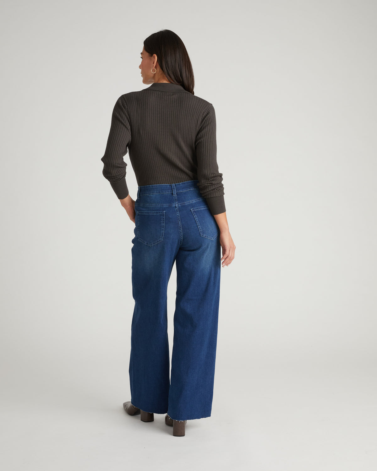 Roxy ComfortDenim Drawstring Jeans - Berkeley Blue | Plus Size & Straight Size Women's Fashion | Universal Standard