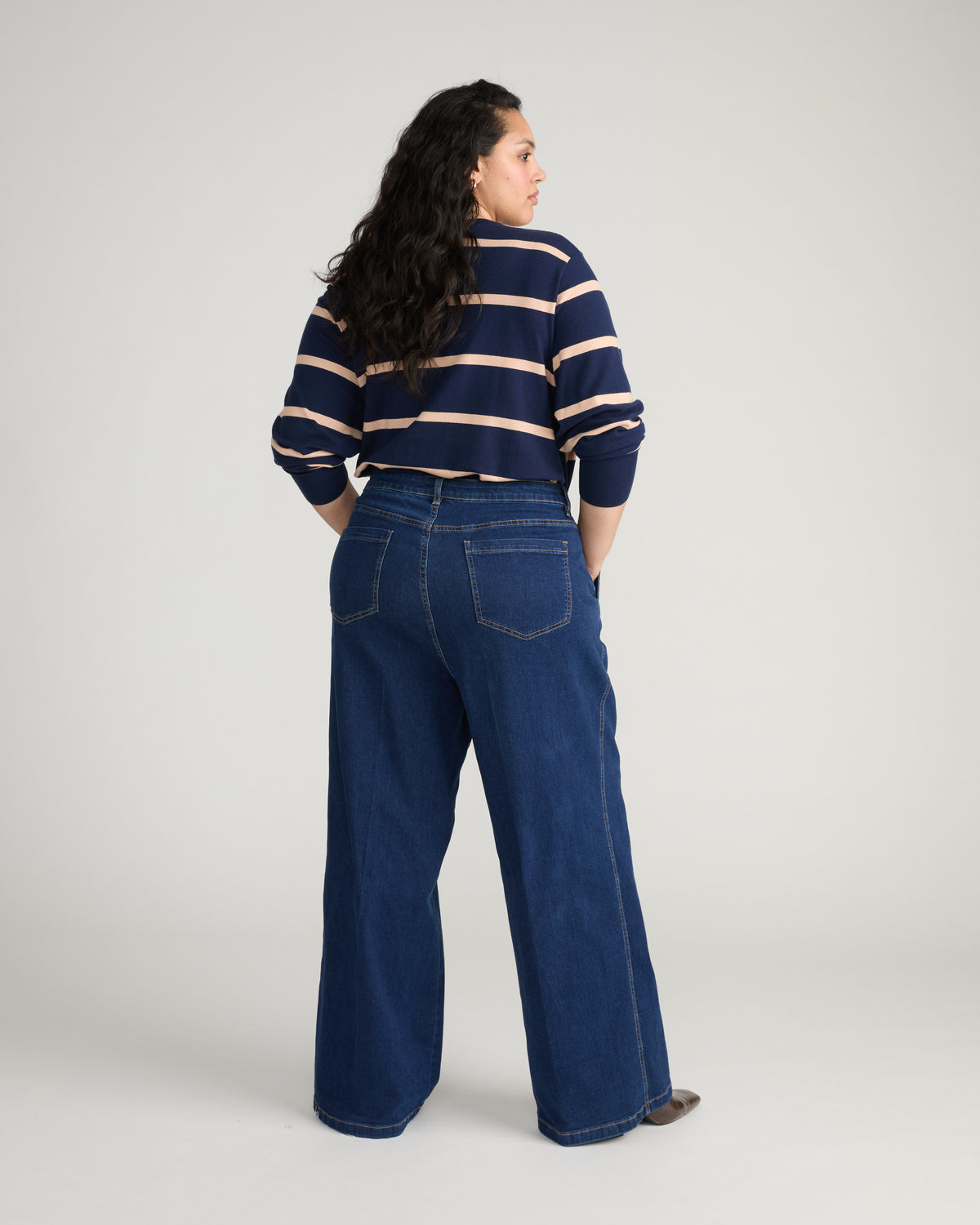 Ramona High Rise Straight Leg Jeans - Wild Indigo