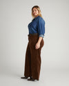 Claudia High Rise Stretch Corduroy Pants - Coffee | Plus Size & Straight Size Women's Fashion | Universal Standard
