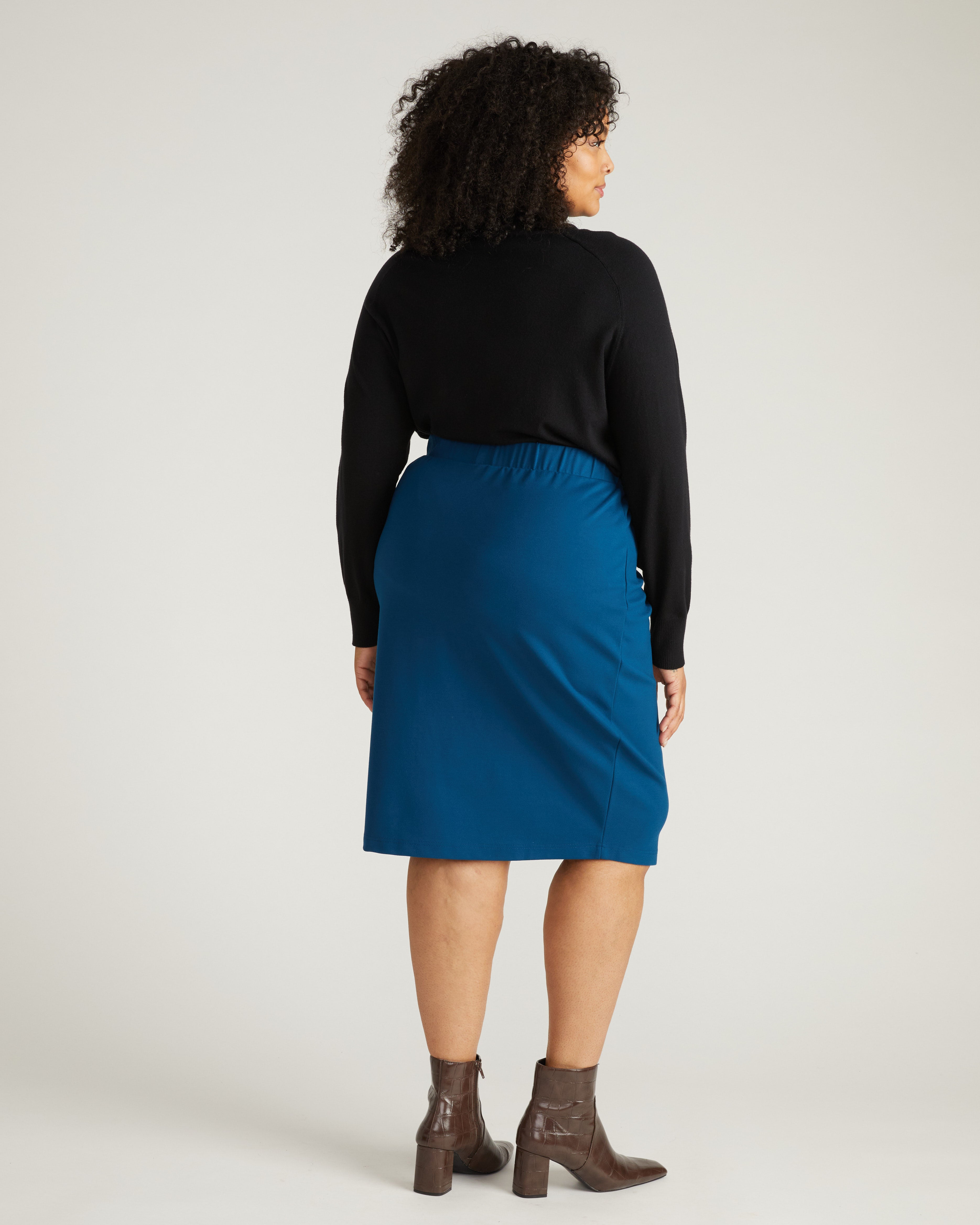 Danube Ponte Skirt - Deep Teal – Universal Standard