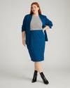 Danube Ponte Skirt - Deep Teal