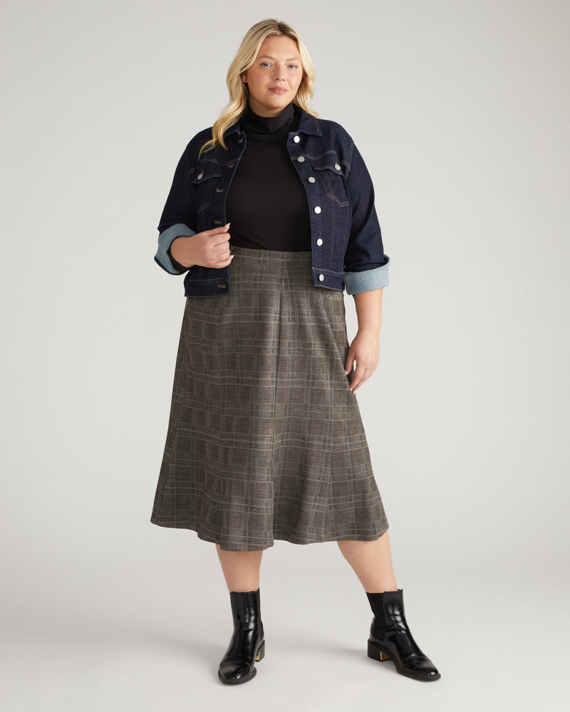 Carla Ponte Skirt - British Plaid