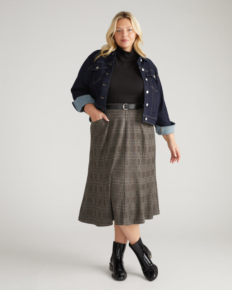 Carla Ponte Skirt - British Plaid