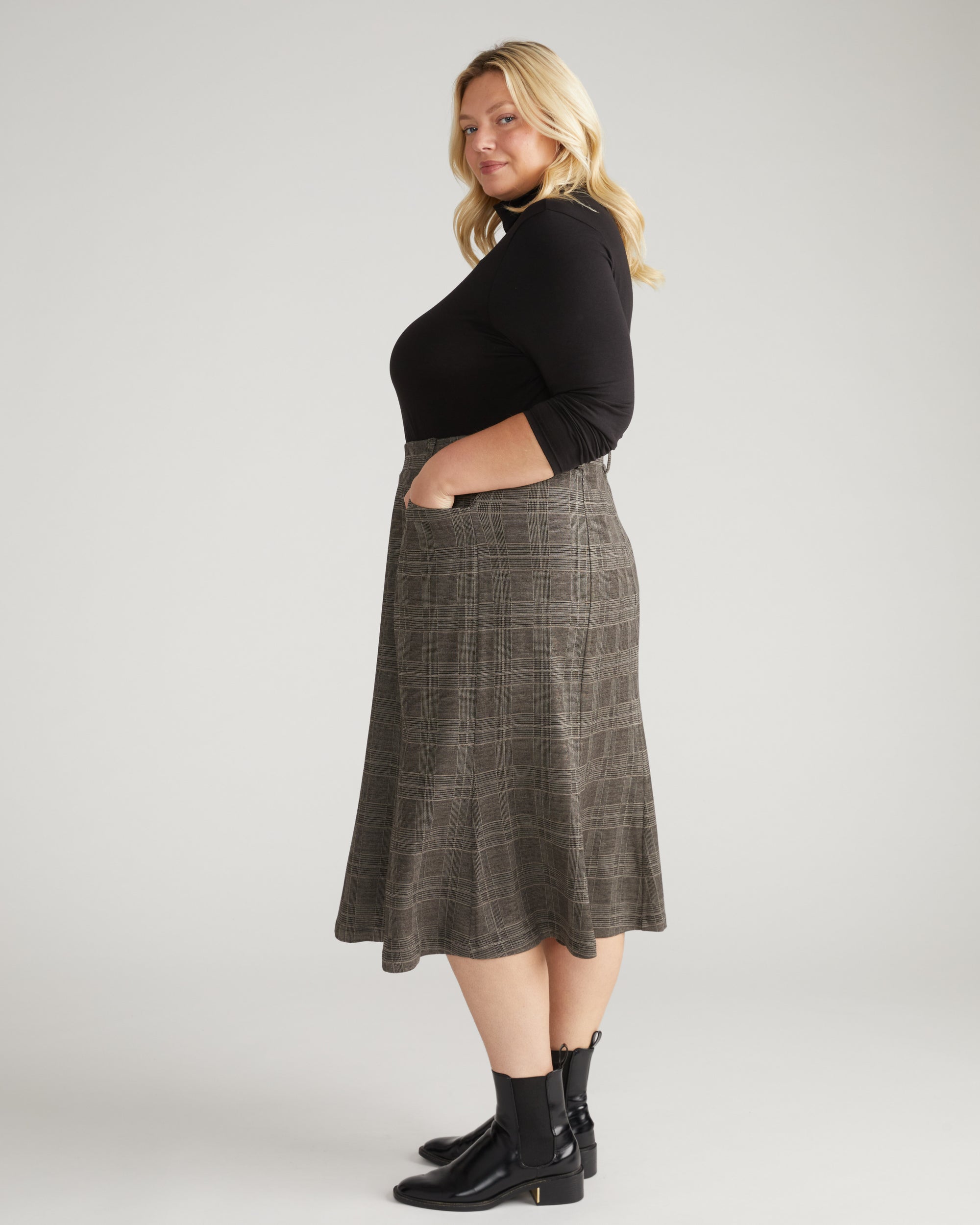 Carla Ponte Skirt - British Plaid