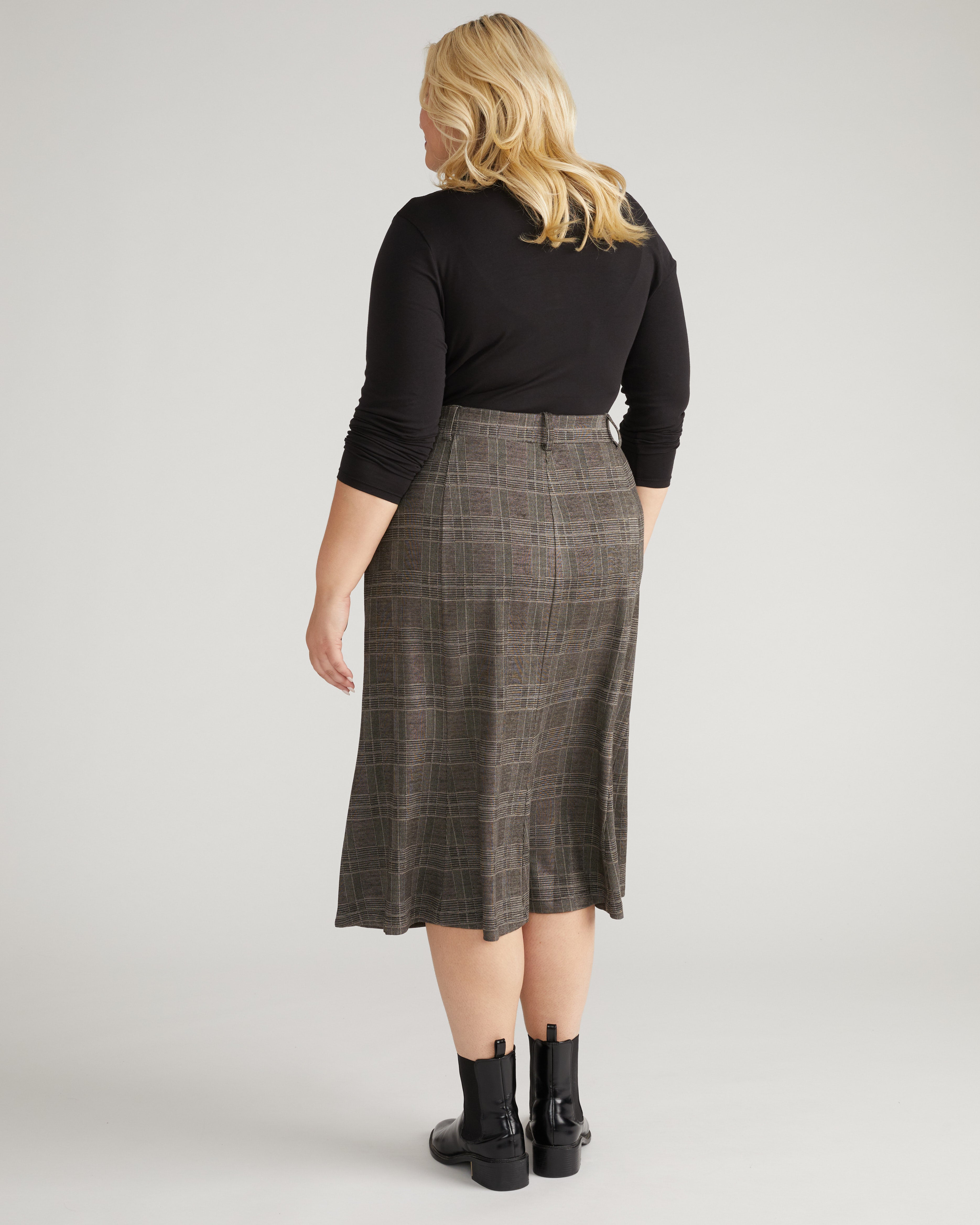 Carla Ponte Skirt - British Plaid – Universal Standard